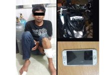 Dor! Jambret Tersengkur