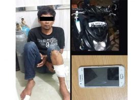 Dor! Jambret Tersengkur