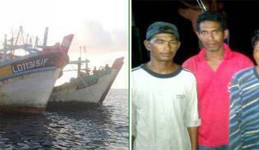 Penyergapan Kapal Sekitar 8 Mil Laut Pulau Kalimantan
