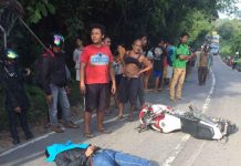 Tabrak Pikap, Pengendara Motor Tewas Mengenaskan