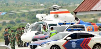 Evakuasi Jenazah Santoso Gunakan Helikopter