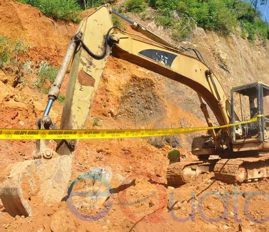 Terus-menerus Digali, Bukit Nusapati Longsor