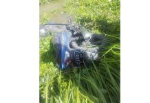 Tiga Hari Motor di Dalam Parit