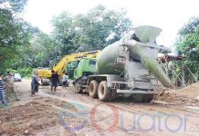 Pantau Langsung Pekerjaan Fisik, Kadis PU Warning Kontraktor
