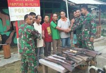 Dari Anjangsana Hingga Sunatan, Pasukan Kodam Terima Senpi Ilegal