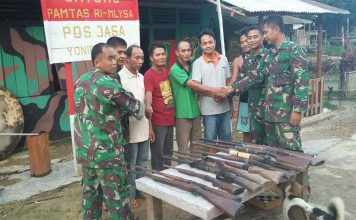 Dari Anjangsana Hingga Sunatan, Pasukan Kodam Terima Senpi Ilegal