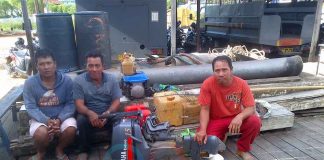 Tiga Penyetrum Ikan Diringkus