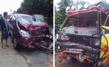 Innova Vs Truk, Satu Tewas