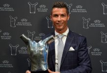 Cristiano Ronaldo Resmi Jadi Pemain Terbaik Eropa 2016