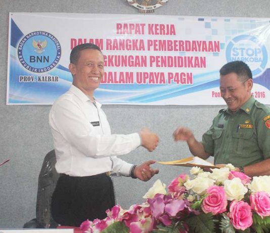 BNNP Kalbar Ajak Lingkungan Pendidikan Perangi Narkoba