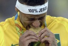 Brasil Sabet Emas Pertama Sepakbola Olimpiade, Neymar pun Menangis