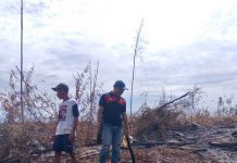 Ngasap Kebun Lada, Bakar Lahan Warga