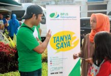 Sosialisasi Jaminan Kecelakaan Kerja dan Kematian, BPJS “Grebek Pasar” di Kemuning