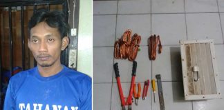 Curi Kabel Flexi Diringkus Polisi
