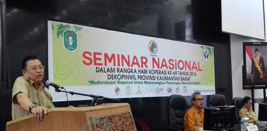 Seminar Nasional Koperasi, Gubernur: Koperasi Menunjang Perekonomian Rakyat