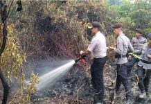 Bangun Posko Tak Kurangi Hotspot, Pelaku Karhutla Ditangkap Polisi