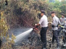 Bangun Posko Tak Kurangi Hotspot, Pelaku Karhutla Ditangkap Polisi