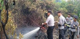Bangun Posko Tak Kurangi Hotspot, Pelaku Karhutla Ditangkap Polisi