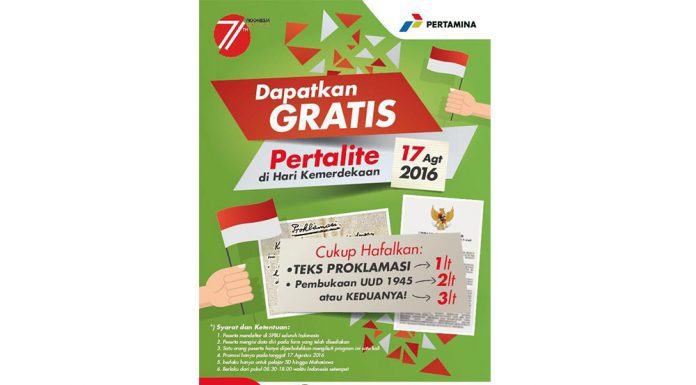 Hafal Teks Proklamasi dan UUD, Dapat Pertalite Gratis