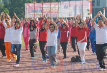 Senam Sehat Jelang HUT Kemerdekaan RI ke-71, Sederhana Tapi Sangat Menyehatkan