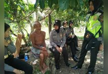 HUT ke-68, Polwan Sosialisasi Karhutla