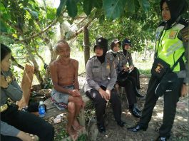 HUT ke-68, Polwan Sosialisasi Karhutla