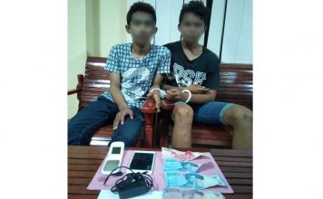 Dua Bocah Bawah Umur Menjambret