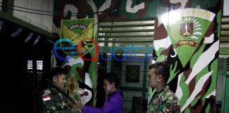 Warga Serahkan Senpi Ke Pos Libas Berjongkong