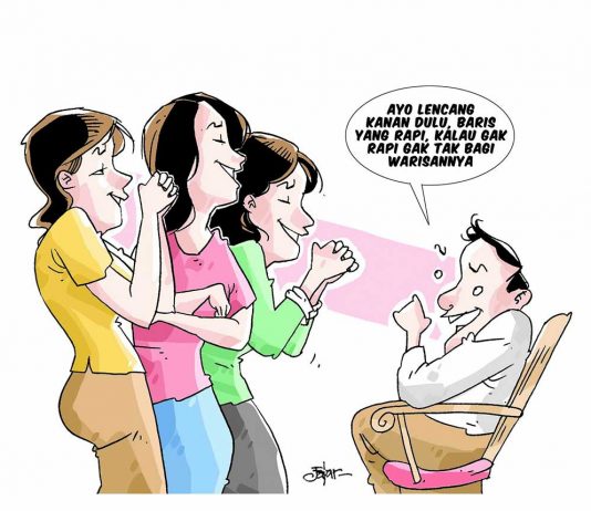 Jagal Sapi Beristri Tiga Antarkan 13 Anak Sukses