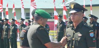 Kasdam Melantik Tamtama TNI AD