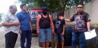 Gara-gara ‘Kencing’ Sopir Truk Ditangkap