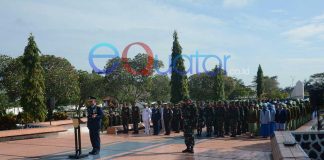 Prajurit TNI Pontianak Lakukan Ziarah di TMP Dharma Patria Jaya