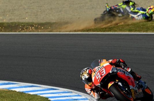 Marquez: Rossi Tegang Pada Awal Balapan di MotoGP Jepang