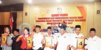 Cabut Undi Nomor Urut Pilkada Singkawang, MAS 1, CHAIR 2, AMIN 3, An-Nur 4