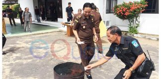 Sabu dan Ekstasi Dimusnahkan