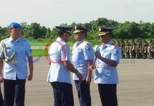 Serah Terima Danlanud Supadio, Minggit Gantikan Tatang