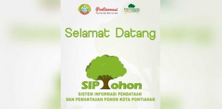 Bertepatan Harjad Kota Pontianak, Peluncuran Aplikasi SIPPohon