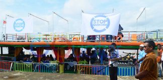Sampan Berhias “Stop Narkoba”