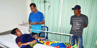 Bripka JM Mengamuk dan Menembak Meja Tamu