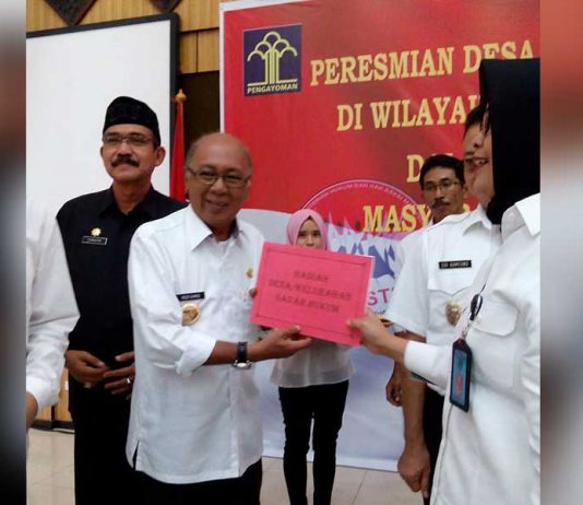 Bupati Terima Penghargaan Anubhawa Sasana Desa