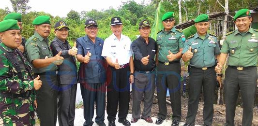 Jalan Rabat Beton TMMD Reguler Ke-97 TNI AD Rampung
