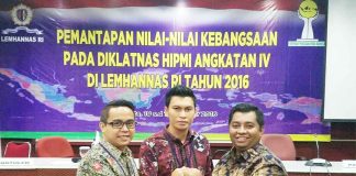 Hipmi Kalbar Utus Tiga Kader ke Diklatnas