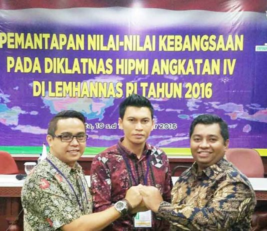 Hipmi Kalbar Utus Tiga Kader ke Diklatnas