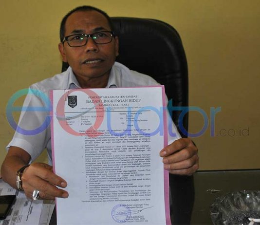 PT WHS Cemari Sungai Sajingan Kecil, BLH Layangkan SP1