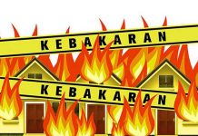 KM Lintas Bahari 8 Terbakar