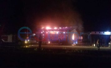 Ruko Jalan Arteri Supadio Terbakar