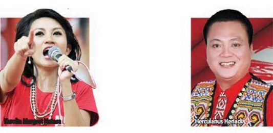 Sah, Karolin-Herculanus Calon Tunggal Pilkada Landak 2017