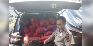 Polisi Sita Bawang Malaysia Milik Oknum Anggota TNI