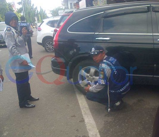 Langgar Garis Parkir, Mobil Anggota Dewan Dikempeskan