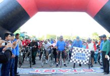 Acara Puncak HUT Aston ke-6, Fun Bike Diikuti Ratusan Peserta